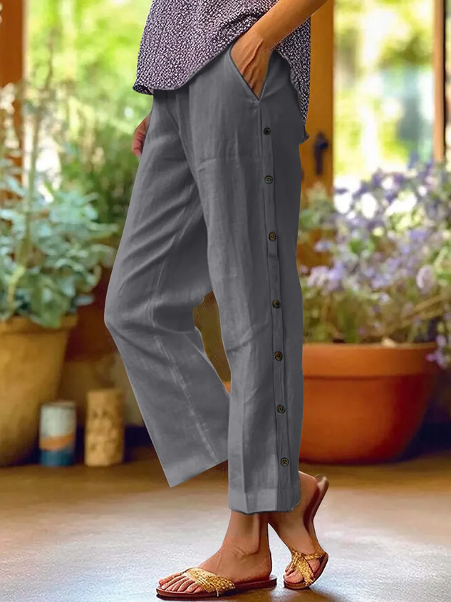 Women Plain Ankle Pants Pants Casual Spring/Fall Trousers