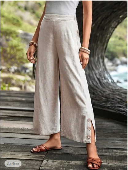 Women Plain Ankle Pants Pants Vintage Spring/Fall Trousers
