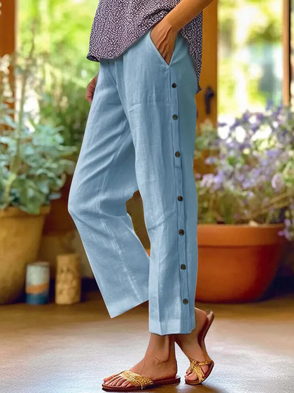 Women Plain Ankle Pants Pants Casual Spring/Fall Trousers