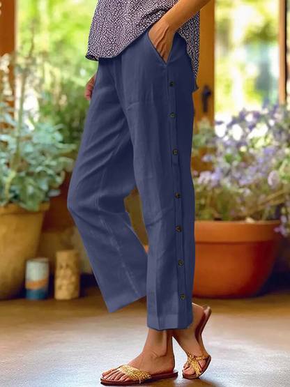 Women Plain Ankle Pants Pants Casual Spring/Fall Trousers