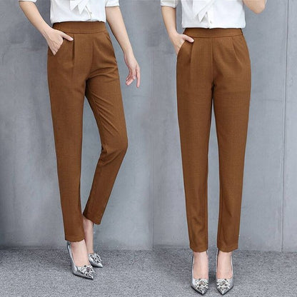 Women Plain Ankle Pants Pants Casual Spring/Fall Trousers